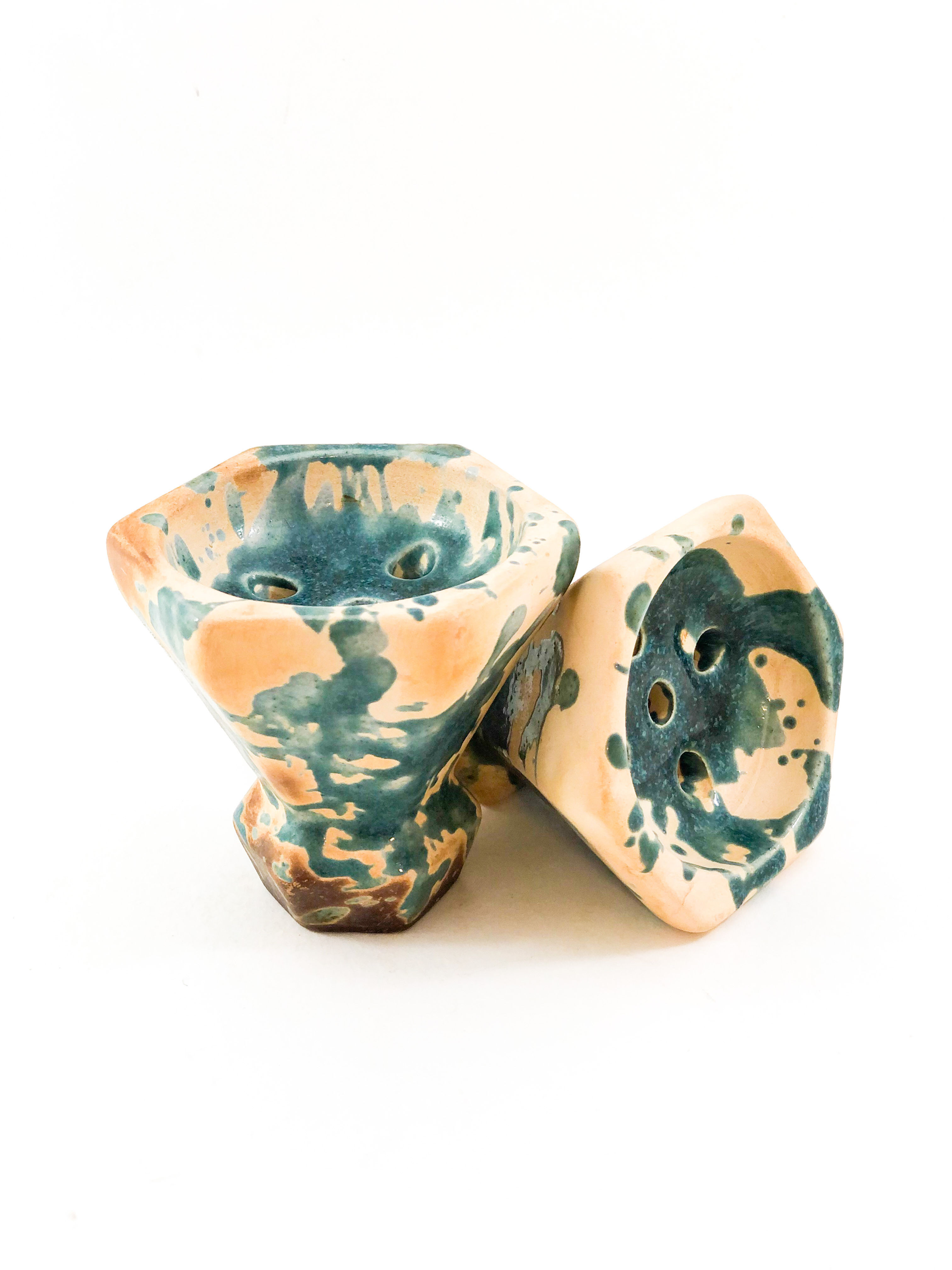 MOON Bowls Grand Cap Santrope - ראש מון לנרגילה קלאסי טורקיז