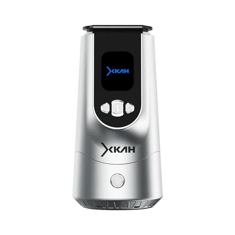 XKAH Pro Silver – ראש אקסקה אלקטרוני לנרגילה ללא גחלים כסוף