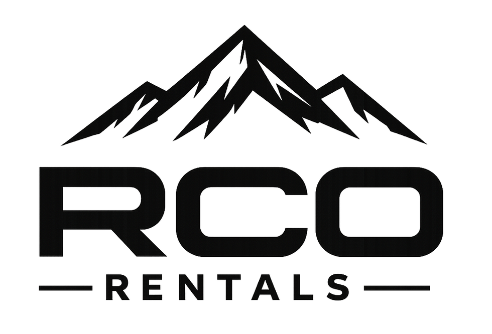 RCO Rentals outdoor rental company logo