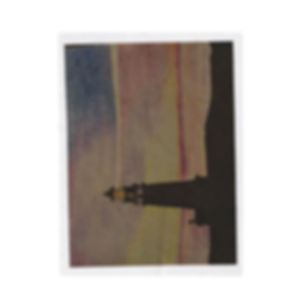 Lighthouse Sunset Velveteen Plush Blanket — Cozy Nautical Throw