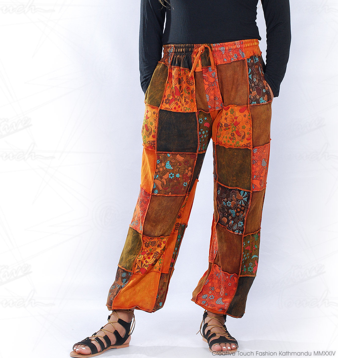 Noemi Boho Upcycled Trouser WTR5398