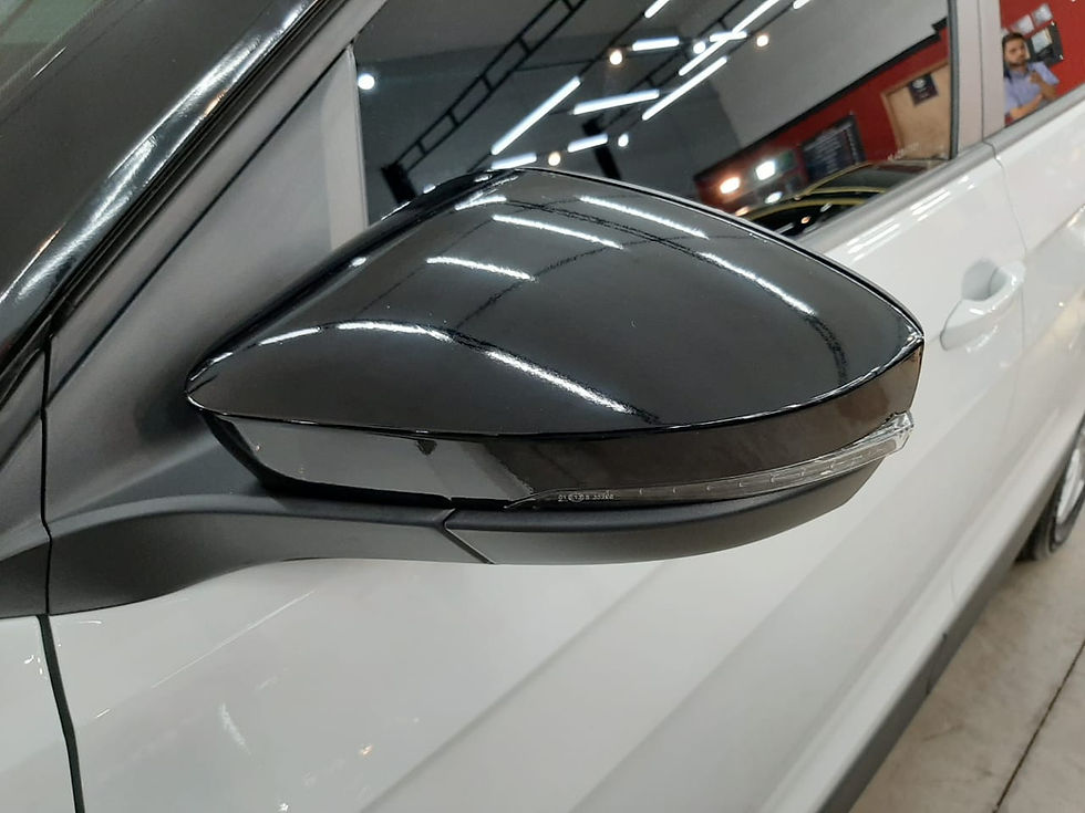 Envelopamento de Teto, colunas e retrovisores - VW T-CROSS