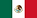 Imagen de la bandera de México utilizada para representar opciones de pago, moneda y servicios disponibles para participantes