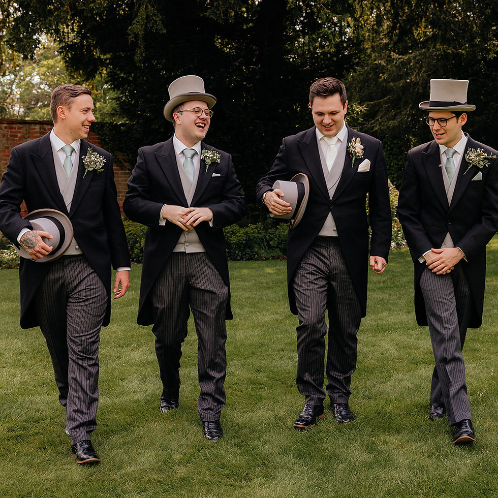 Grooms and groomsmen