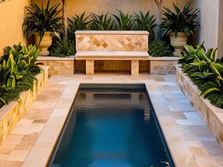 Semi-Inground Mini Pools with Integrated Decks for Small Yards in Harris & Montgomery Counties, TX