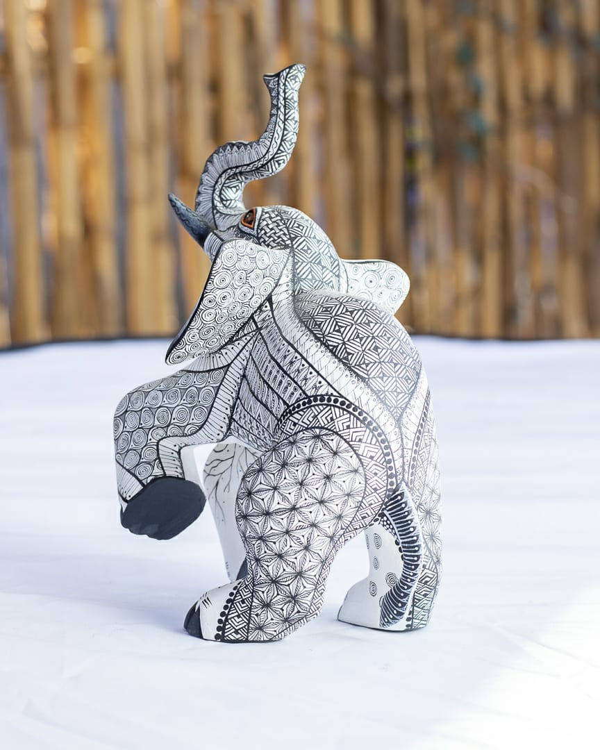 Miniatura: ELEFANTE BLANCO Y NEGRO