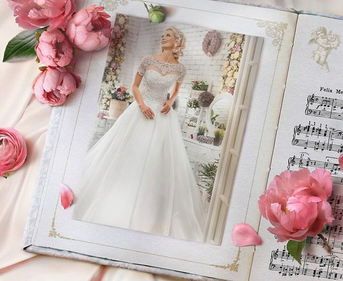 NOVIA FABRIZIA Ceremoniosa de Novia con Diseño Único