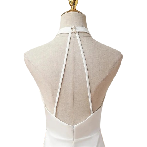 Miniatura: NOVIA JAHNA | Vestido de novia sencillo y elegante para boda civil