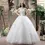 Miniatura: NOVIA MELINDA | Vestido de novia barato tipo princesa y sin cola para tu boda
