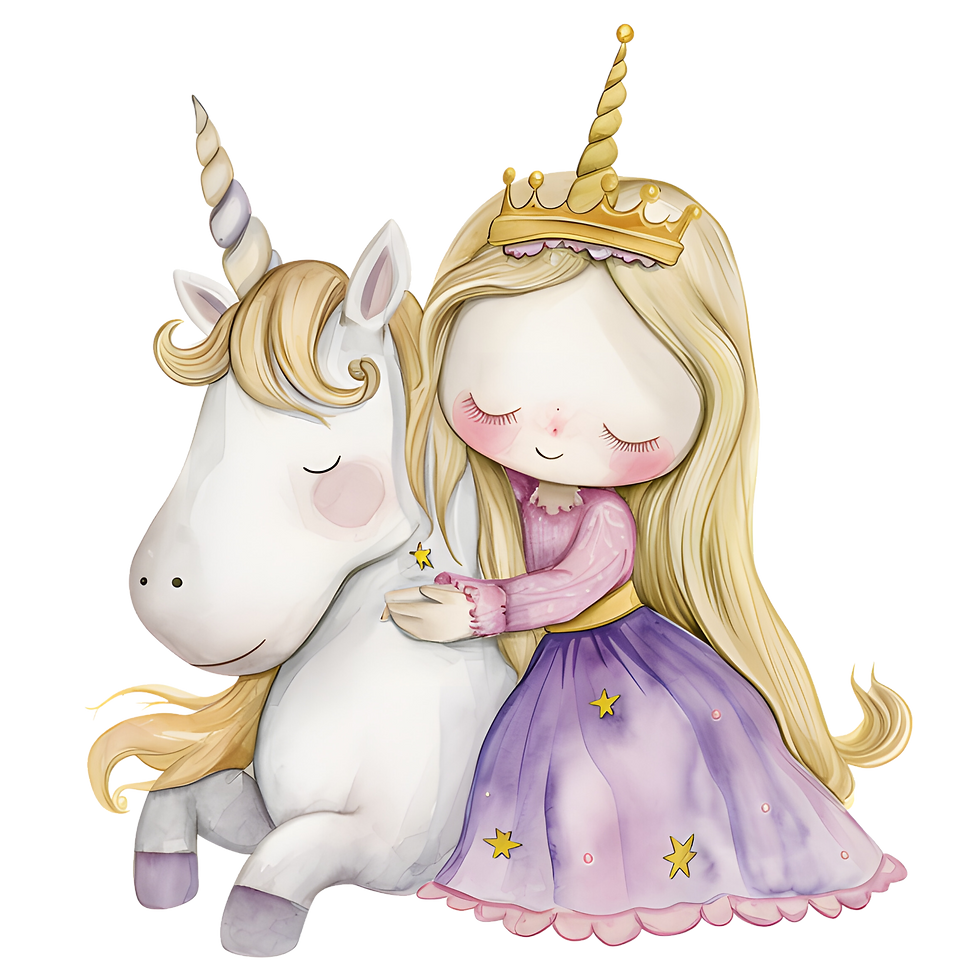 Miniature : Gobelet personnalisé - Princesse et licorne
