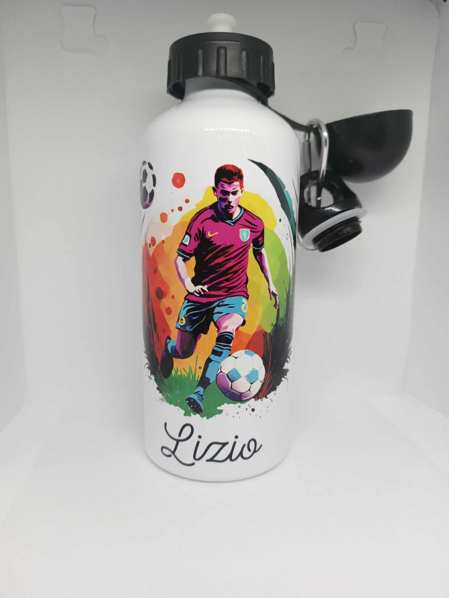 Gourde personnalisable - joueur de foot