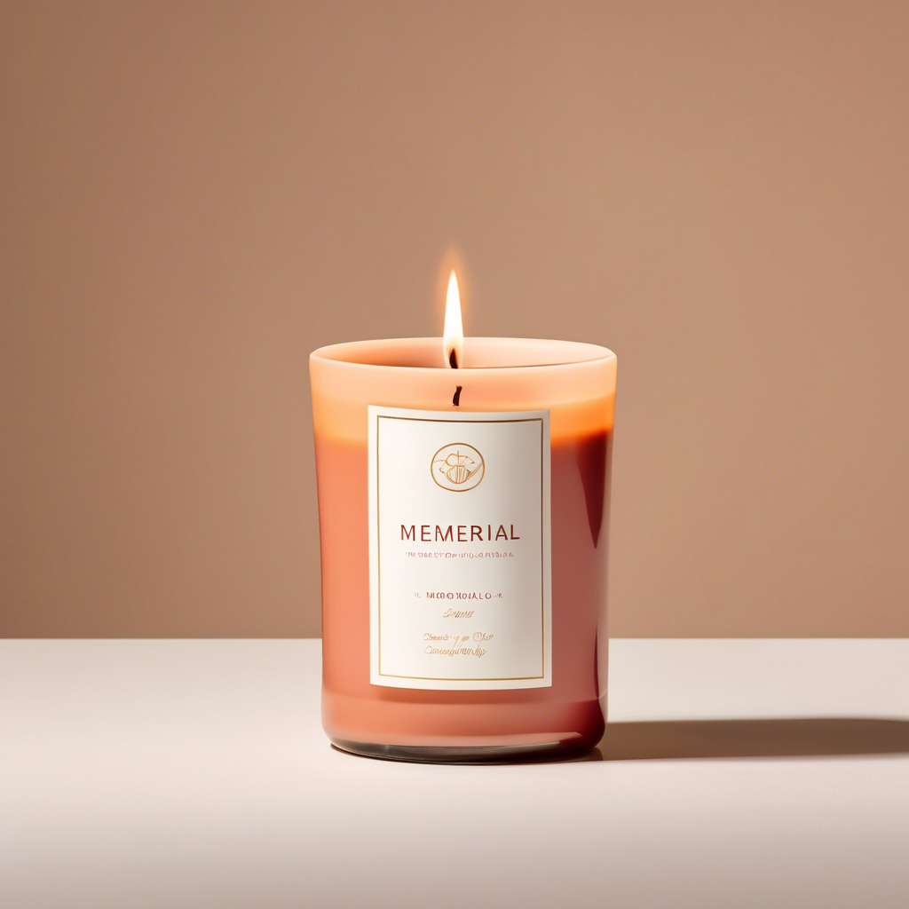 Elegant Memorial Candle