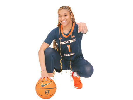 Filha de ídolos do basquetebol em FamILLY no estado de Illinois