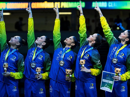 Ginástica rítmica brasileira conquista medalha inédita em mundial disputado no Rio