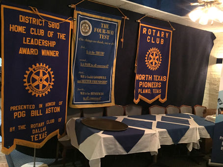 Another fun Rotary Group. Got to share The Rainwater Secret with the North Texas Pioneers Rotary Cl