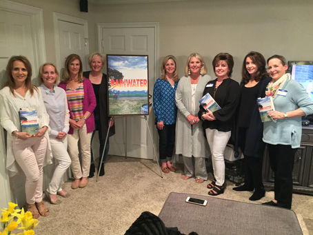 Great dinner and discussion of The Rainwater Secret with a fun book club in North Dallas. Thank you
