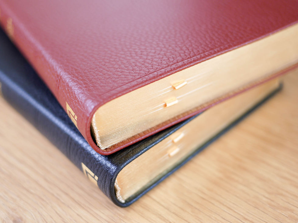 Thumbnail: Calf Split Leather Brown NJV Bible