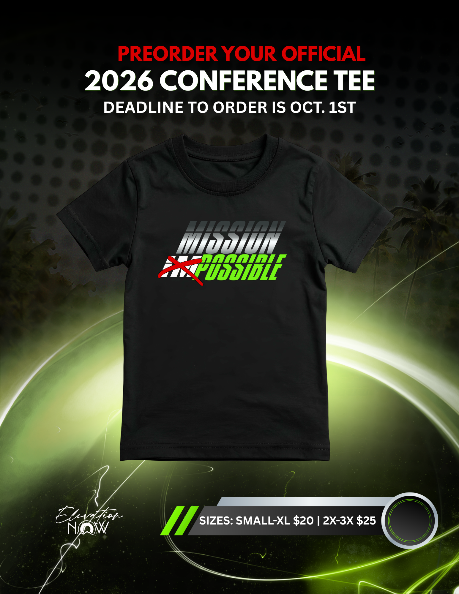 MISSION POSSIBLE 2026 CONFERENCE TEE