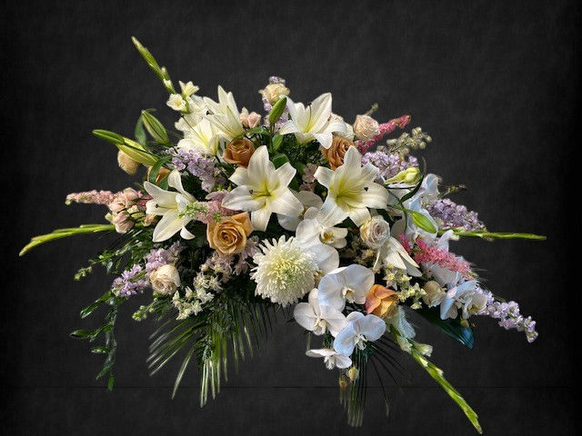 Thumbnail: Elegance in Bloom Casket Spray