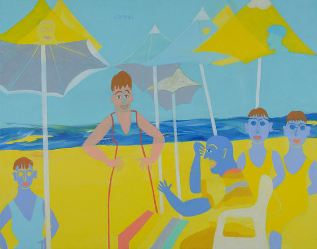 Beyond Two Worlds, Acrylic on Canvas, 22" x 28”