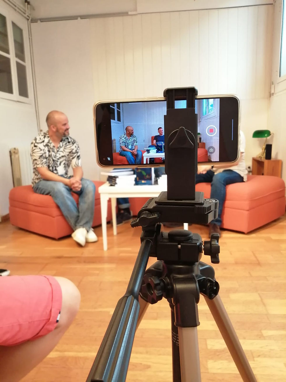 Grabación del vídeo de Youtube