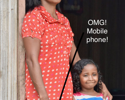 Yep, poor people have mobiles. Please give them more money.
