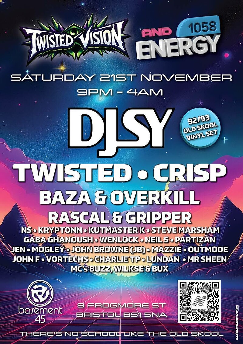 Twisted Vision meets Energy 1058 Radio