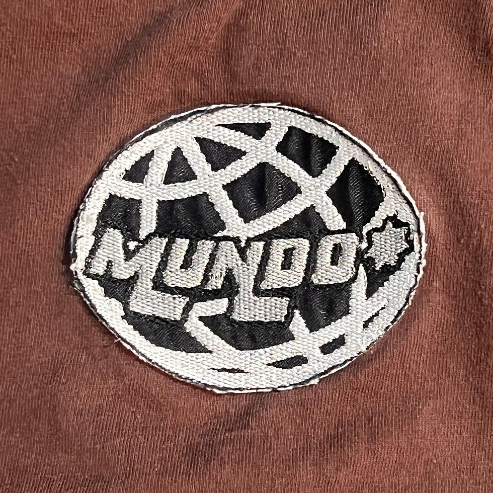 Thumbnail: CUSTOM MUNDO* LOGO IRON-ON PATCH