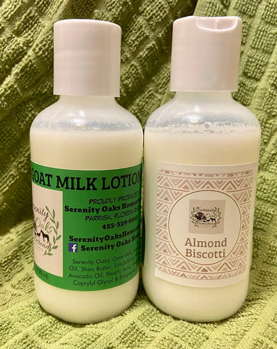 Almond Biscotti Goat Milk Lotion | Serenity Oaks Homestead, LLC