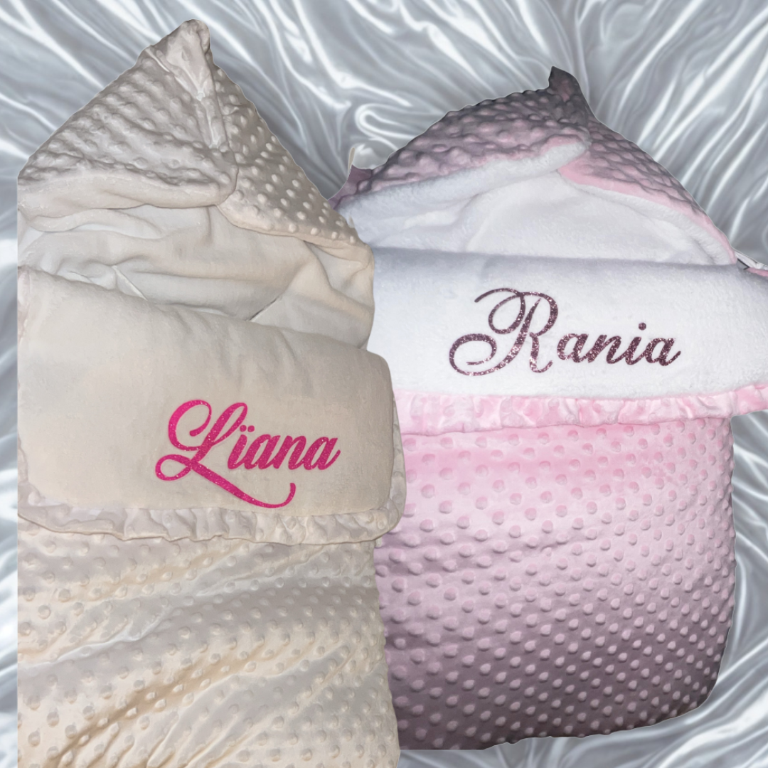 Nid d’ange chancelière minky (différents  coloris) 