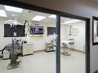 Surgical Suites at Alpine Animal Clinic.
