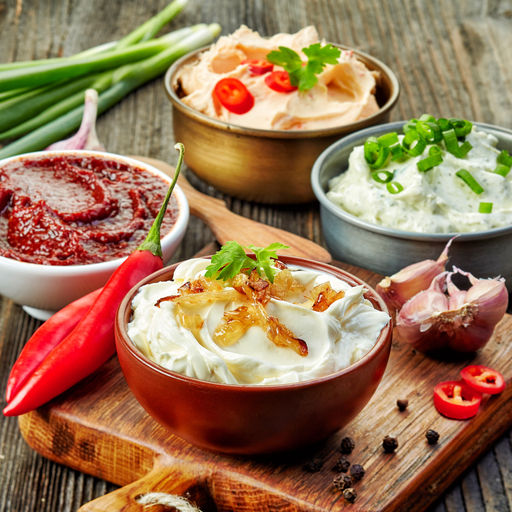 Arranged Food and Objects