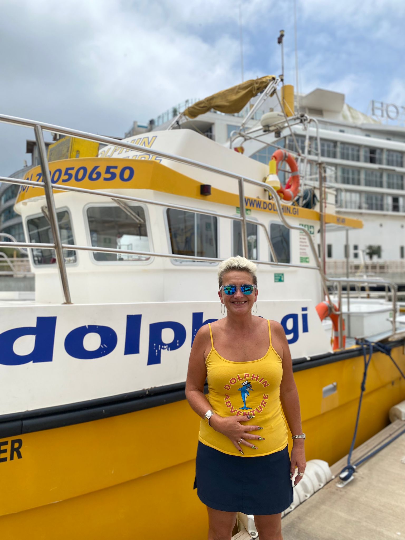 Ang, Founder and Skipper at Dolphin Adventure Gibraltar