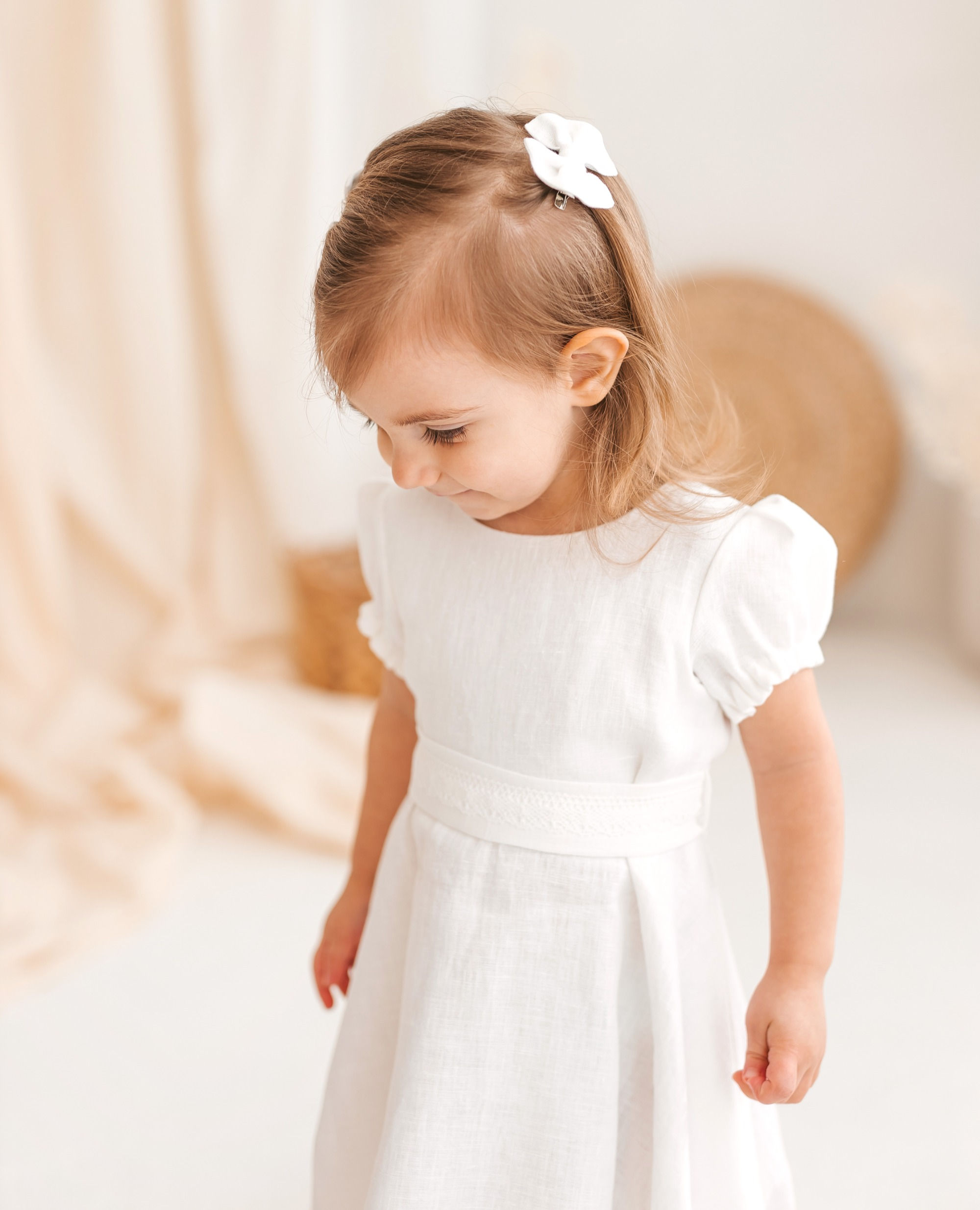 Lininė suknelė "Luknė"