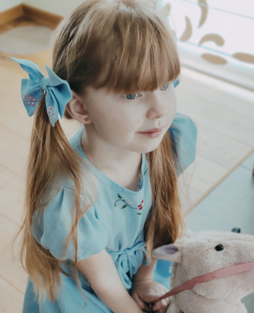 Miniatiūra: Lininė suknelė "Plukė"
