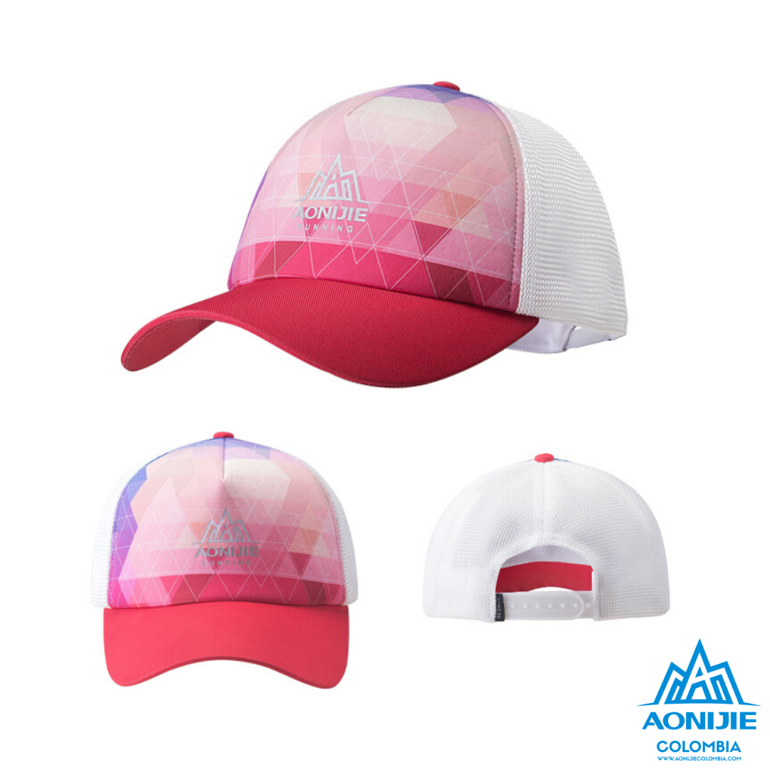 Gorra Aonijie Running. Rosa