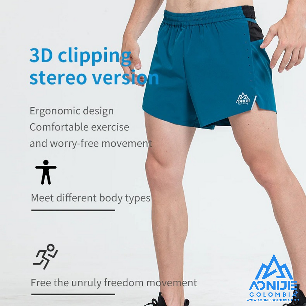 Miniatura: Short Aonijie Fast. Hombre. Gris.