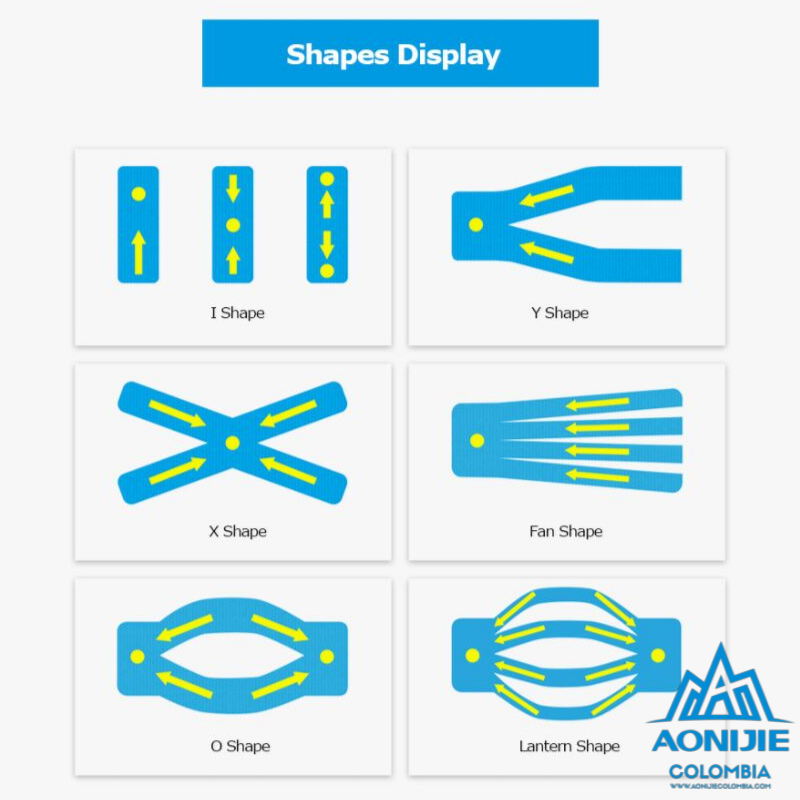 Miniatura: Cinta Kinesiologica Aonijie. Piel