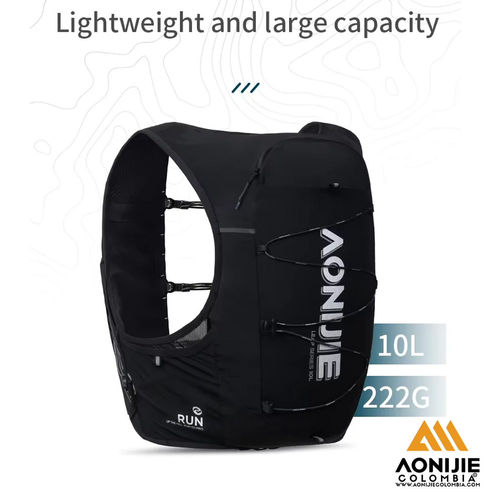 Miniatura: Chaleco de Hidratacion Aonijie LEAP Series 10L. Negro.