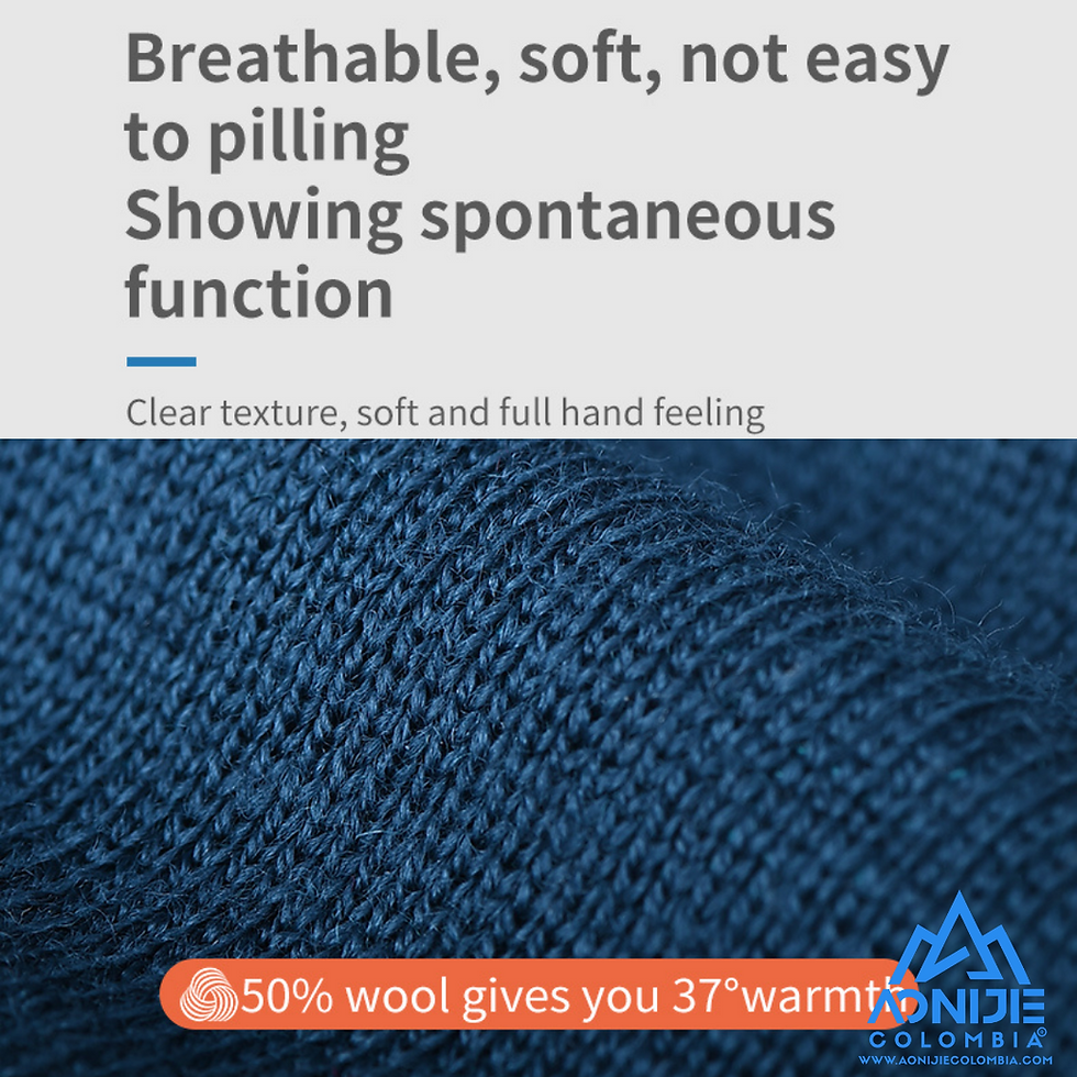 Miniatura: Gorro en lana Merino® Aonijie. Negro.