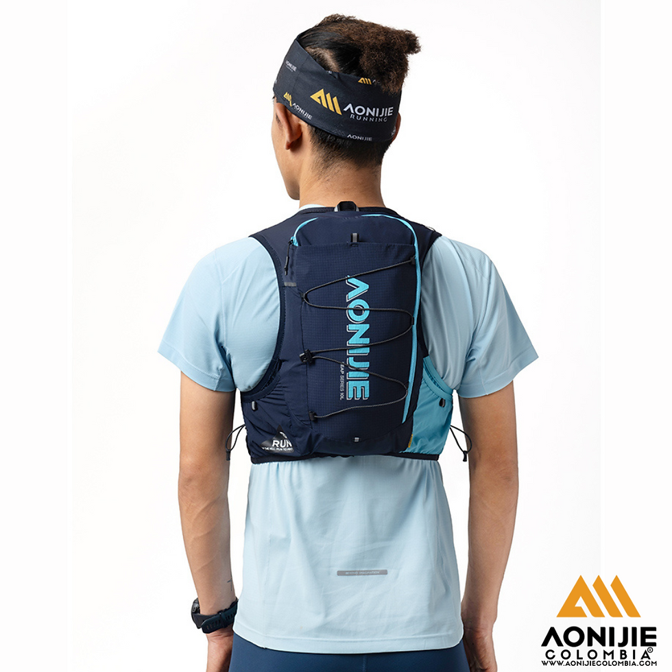 Miniatura: Chaleco de Hidratacion Aonijie LEAP Series 10L. Bitono Azul.
