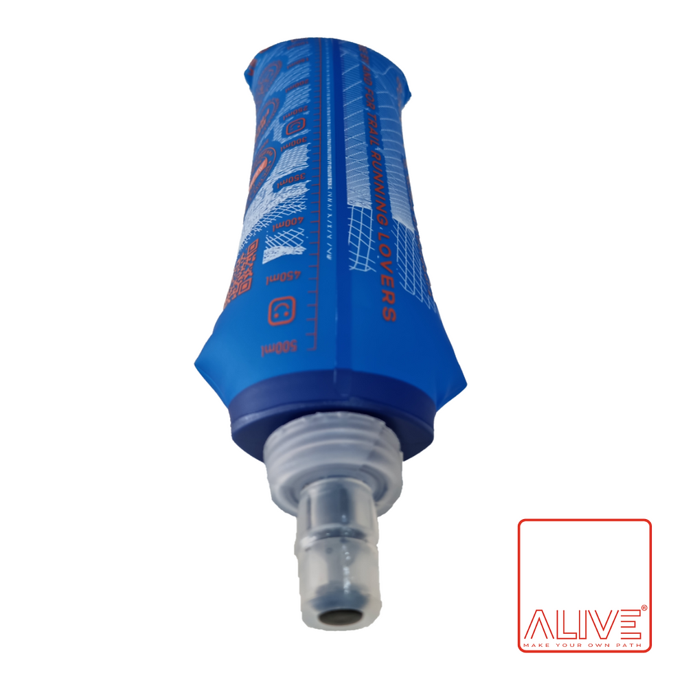 Miniatura: Soft Flask ALIVE 500ml. Azul Translucido.