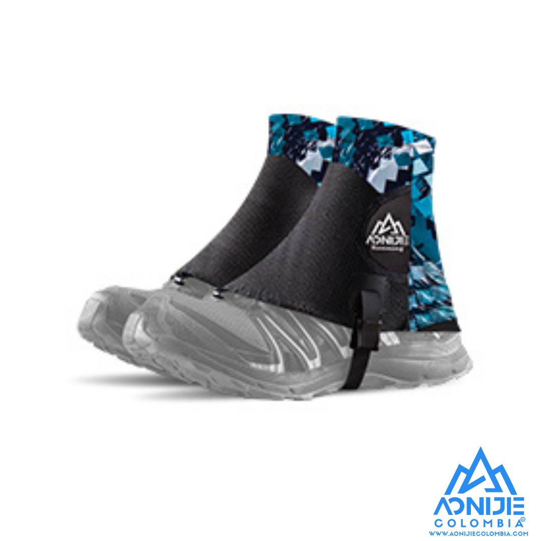 Polainas PLUS WP Aonijie. Azul/Blanco.