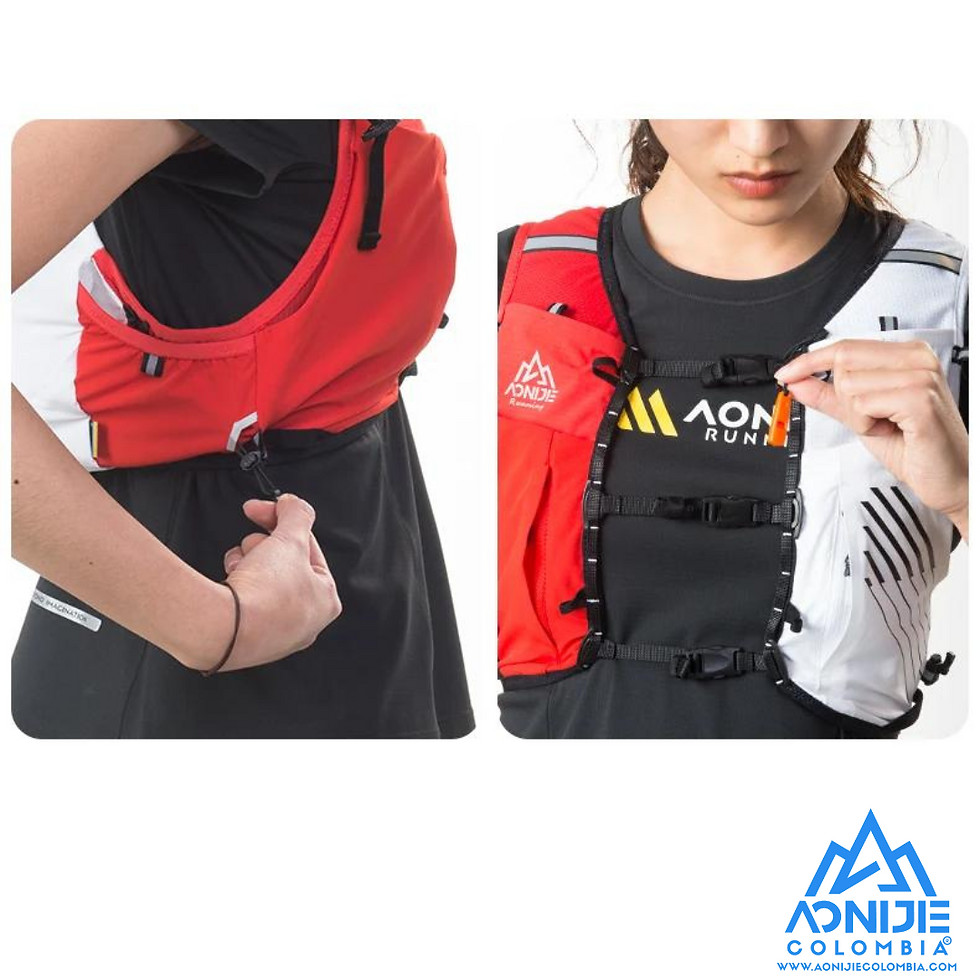 Miniatura: Chaleco de Hidratacion Aonijie LEAP Series 10L. Blanco/Rojo
