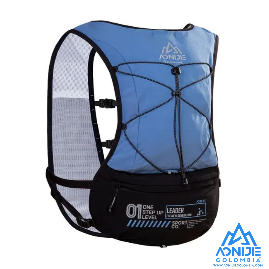 Chaleco de Hidratacion Aonijie One Step Up 5 Litros. Azul.
