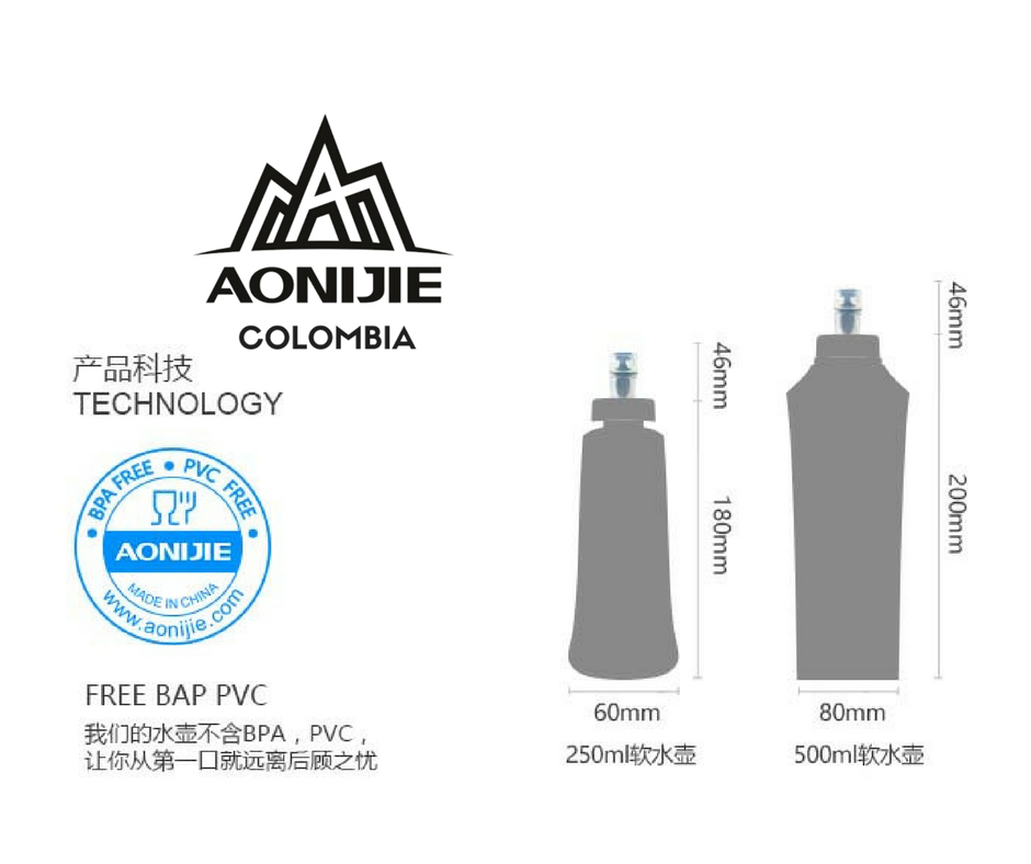 Miniatura: Soft Flask AONIJIE 500cc