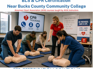 CPR Certification Near Bucks County Community College