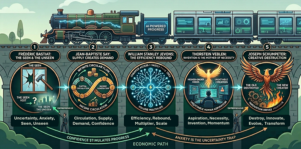 The AI Locomotive: Why the Safest Place is on the Train