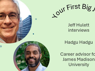 Student success! Interview with Hadgu Hadgu of James Madison University's Career Center