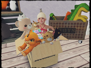 Play time in the box !